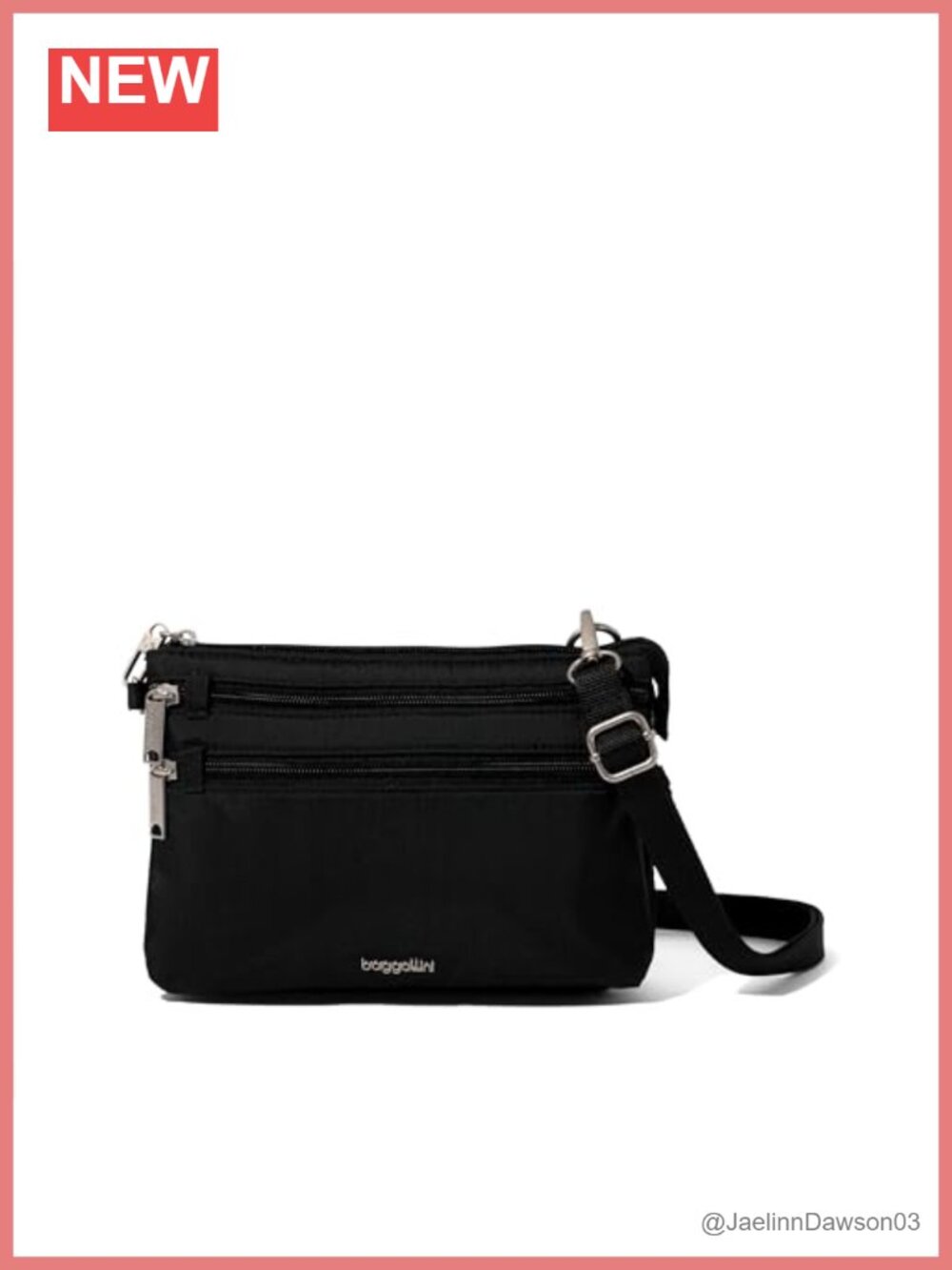 Anti-Theft Crossbody Bag Travel Security Locking Zippers Slash-Resistant RFID